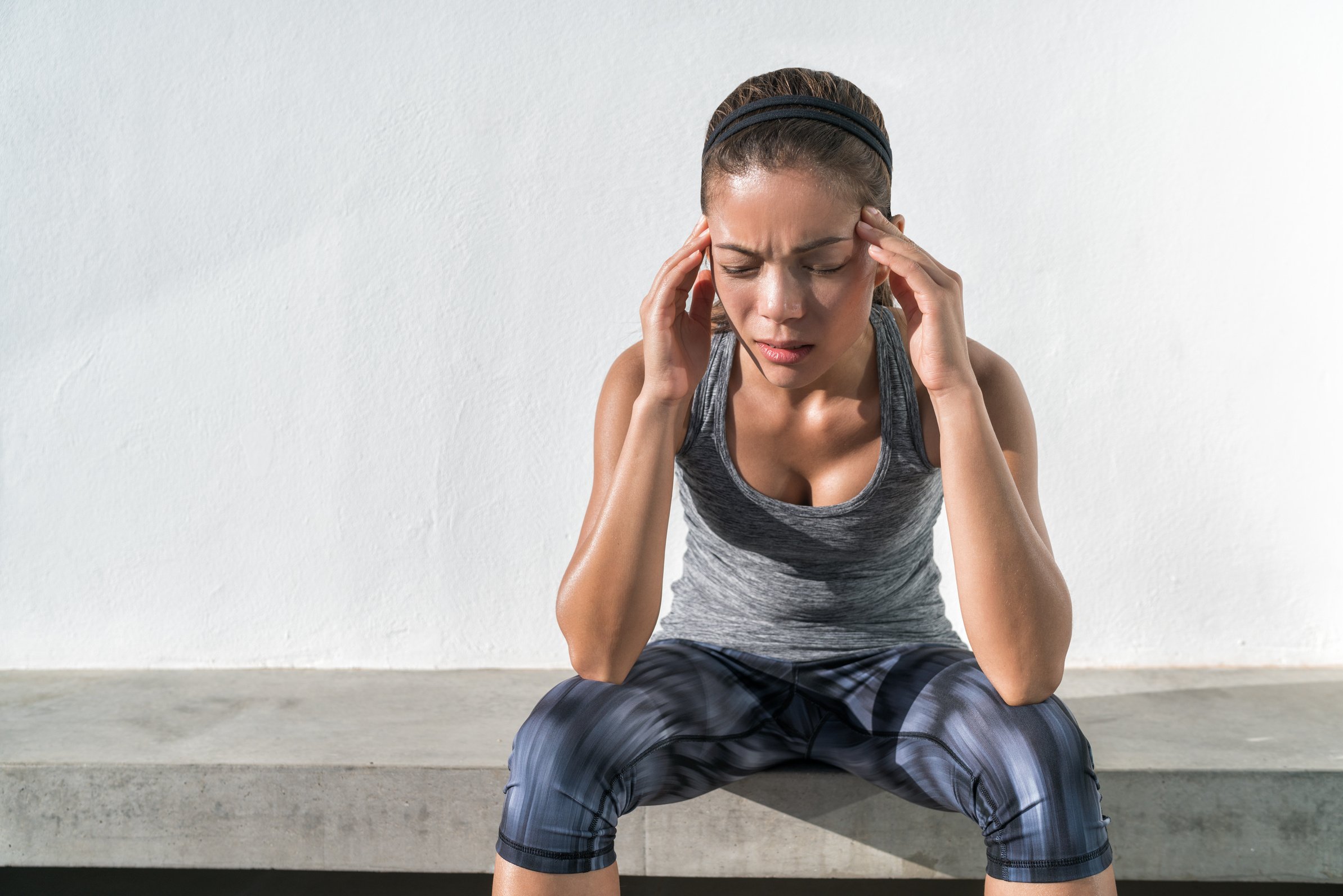 Woman with Headache 